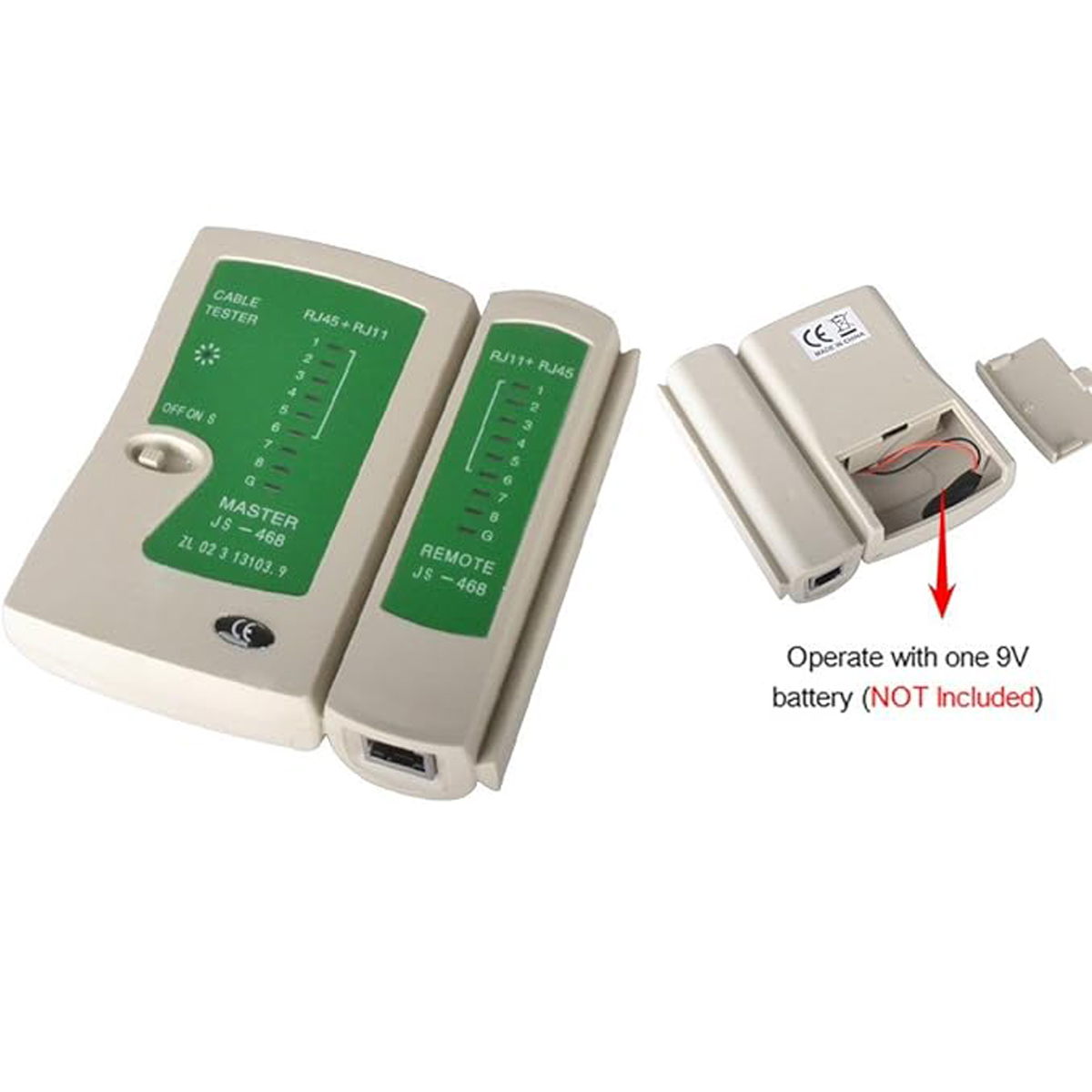 تیستر کیبل شبکه – Network Cable Tester RJ45 RJ11 RJ12 CAT5/6 UTP LAN