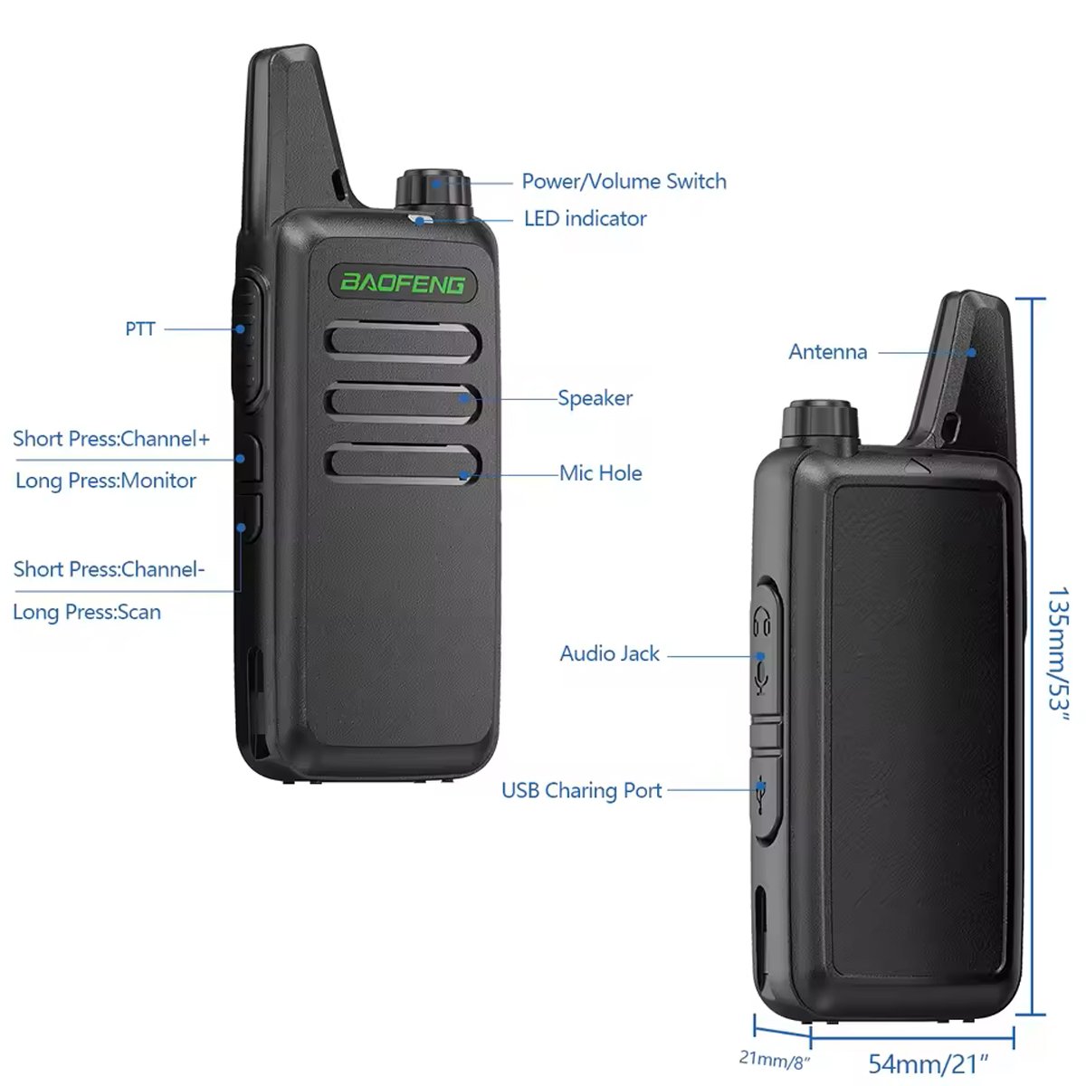 مخابره بایوفنگ Baofeng BF-T20