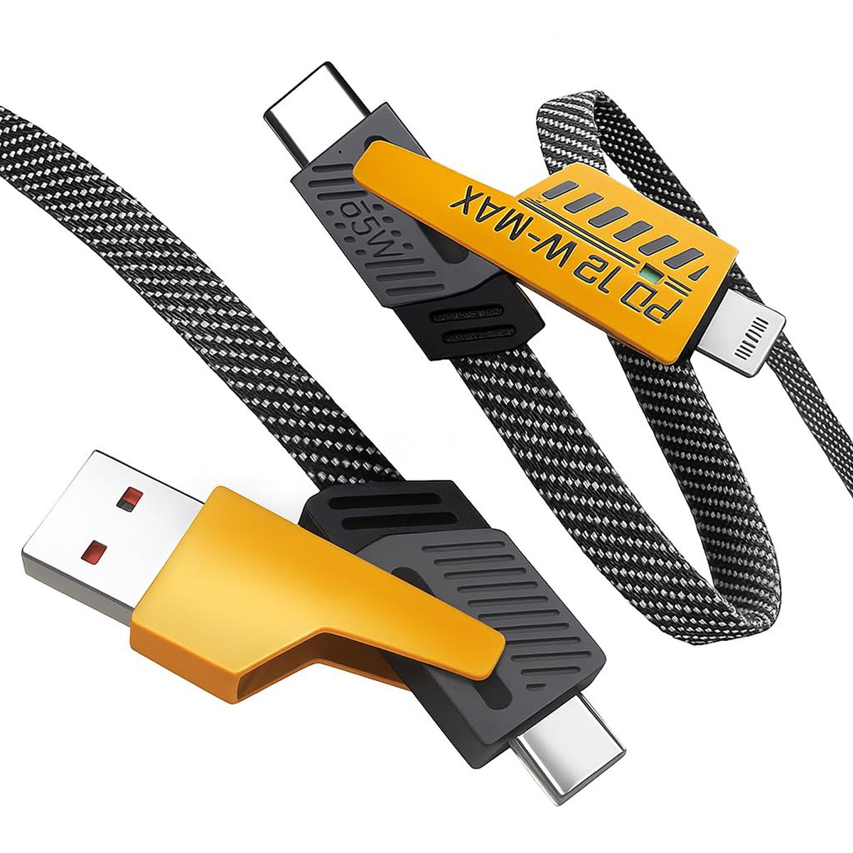 کیبل چارج همه‌کاره 4 در 1 (4in1 Fast Charging Cable)