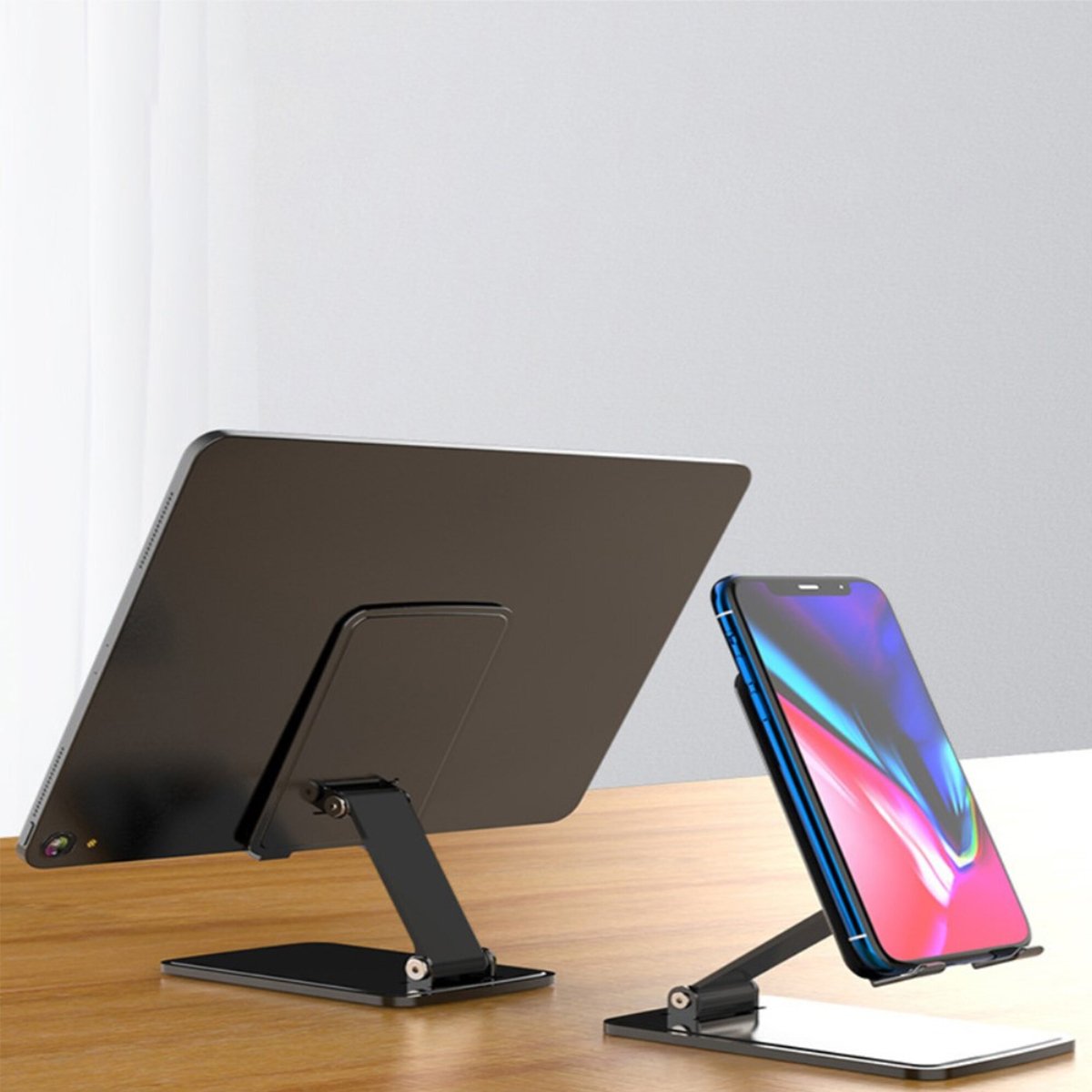 استند فلزی رومیزی موبایل و تبلت – AD079 (Multifunctional Desktop Metal Bracket)
